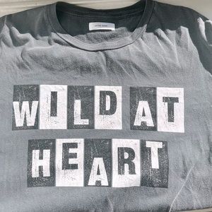 Anine Bing printed Wild Heart Tee in grey